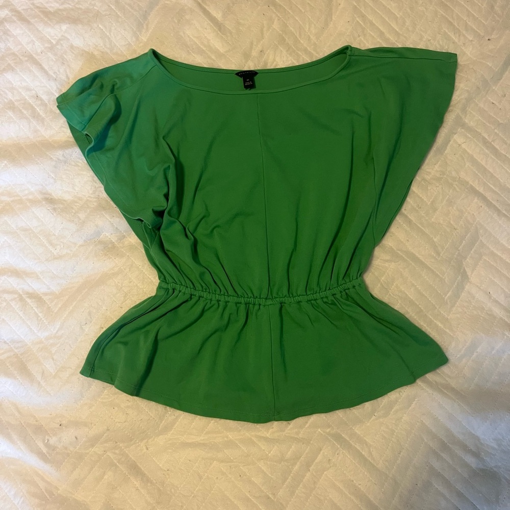 Ann Taylor Vibrant Green Blouse
